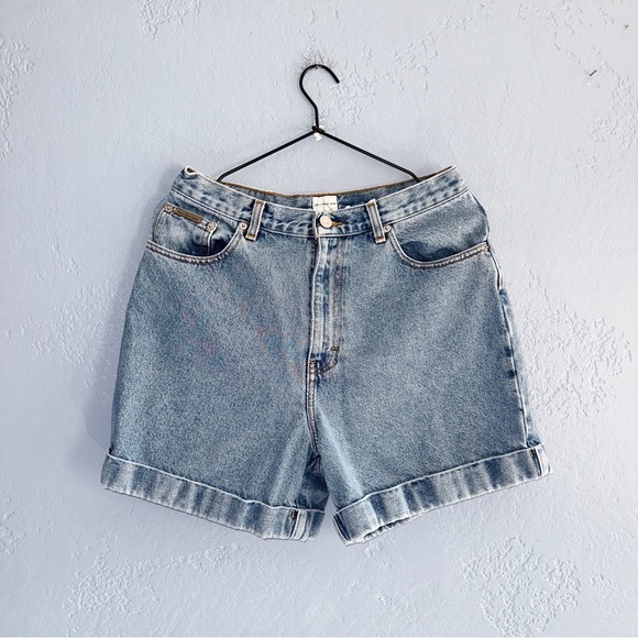 Calvin Klein Vintage 90s Cuff Jean Shorts Size 12/28” - Picture 1 of 10